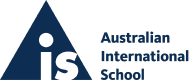 Australian International School Singapore (AIS) blue logo
