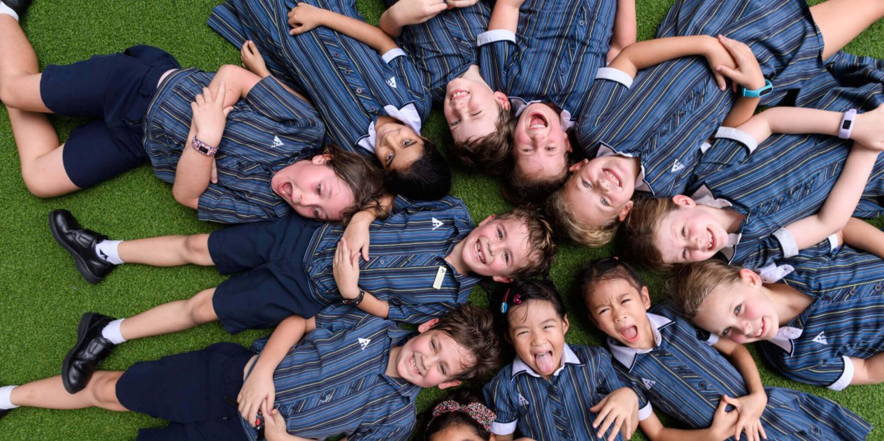 Students at Australian International School Singapore (AIS)
