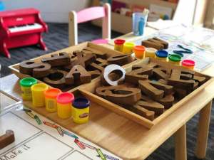 Young child ready for preschool