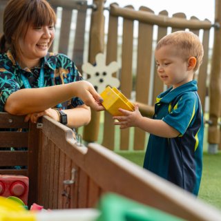Australian International School Singapore (AIS) Photo of teacher and student